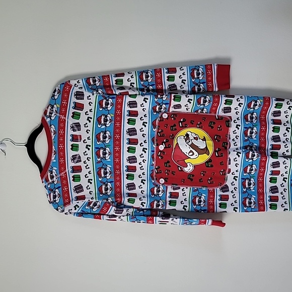 Buc-Ees Other - 3/$20🎉 Buc-ee’s Christmas Beaver Pajamas One-Piece Footless Zip Santa Holiday
